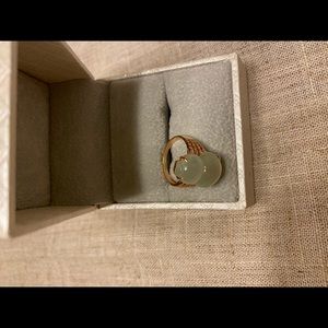 Burmese jadeite ring